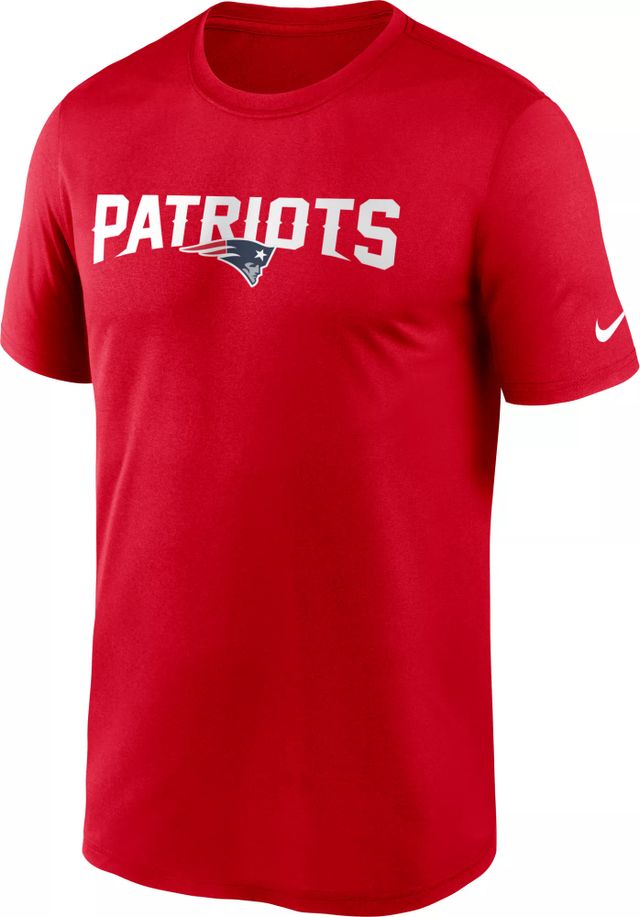 Dick's Sporting Goods Nike Men's New England Patriots Legend Logo Grey T- Shirt