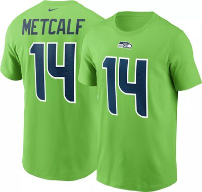 Nike Men's Seattle Seahawks DK Metcalf #14 Green T-Shirt