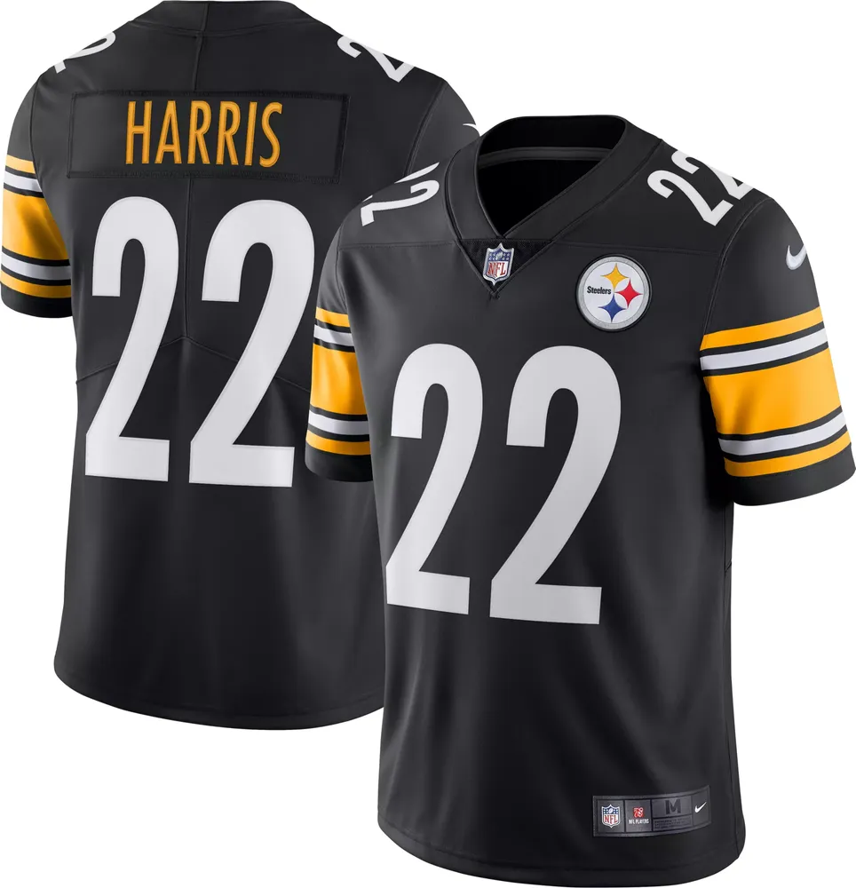 Nike Men's Pittsburgh Steelers Najee Harris #22 Vapor Limited Black Jersey