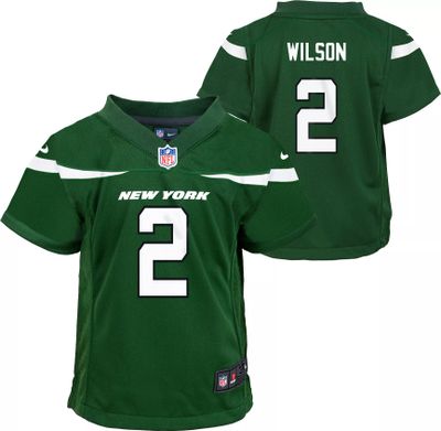 Nike Toddler New York Jets Zach Wilson #2 Green Game Jersey