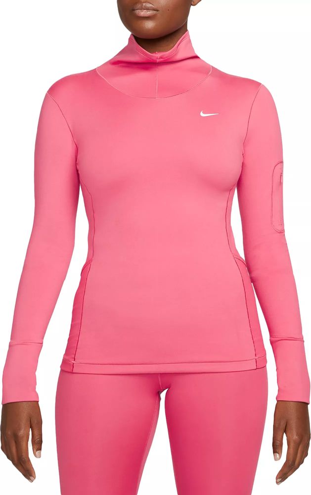 Gimnasio inversión diseñador Dick's Sporting Goods Nike Women's Therma-FIT Pro Warm Scoop Neck Long  Sleeve Top | Bridge Street Town Centre