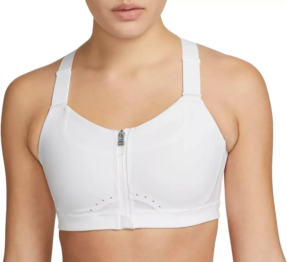 Nike Women's Dri-FIT Alpha Padded Front-Zip High-Support Sports Bra