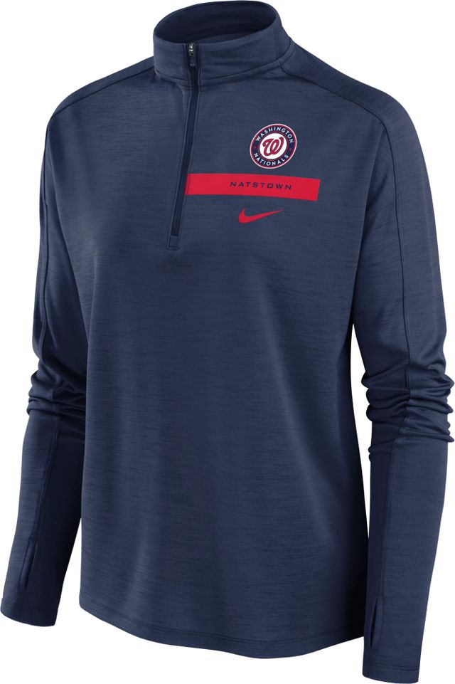 Dick's Sporting Goods Nike Women's Washington Nationals Navy Local Pacer  Long Sleeve Shirt