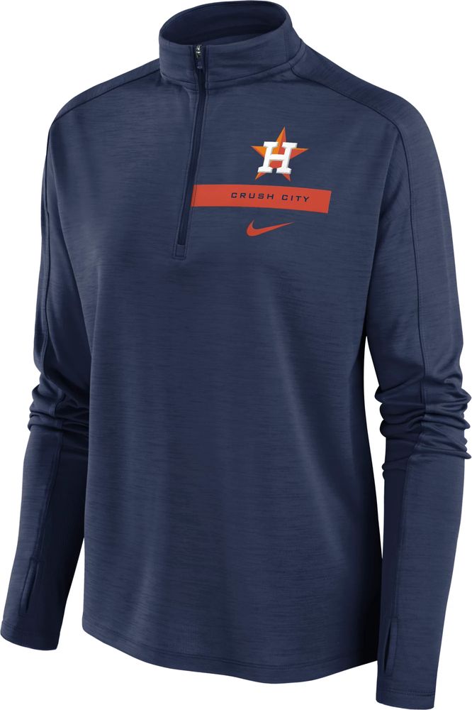 Dick's Sporting Goods Nike Women's Houston Astros Navy Local Pacer  Quarter-Zip Shirt