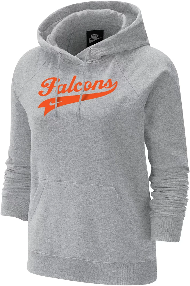 Nike Women's Bowling Green Falcons Grey Varsity Pullover Hoodie