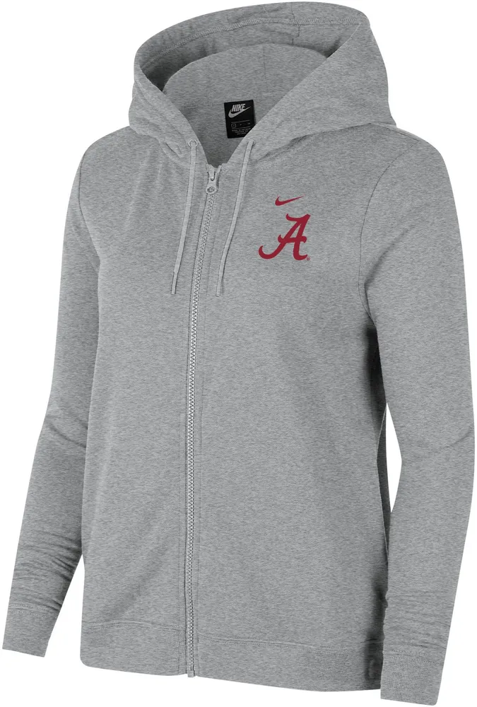 Nike Women's Alabama Crimson Tide Grey Varsity Full-Zip Hoodie