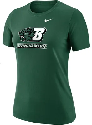 Nike Women's Binghamton Bearcats Dark Green Dri-FIT Cotton T-Shirt
