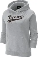 Nike Women's Brown University Bears Grey Varsity Pullover Hoodie