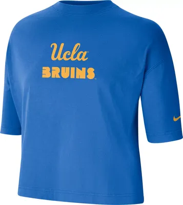 Nike Women's UCLA Bruins True Blue Dri-FIT Cropped T-Shirt