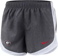 Nike Women's Georgia Bulldogs Grey Dri-FIT Tempo Shorts