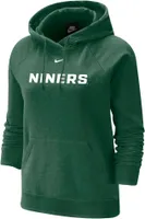 Nike Women's Charlotte 49ers Green Varsity Pullover Hoodie