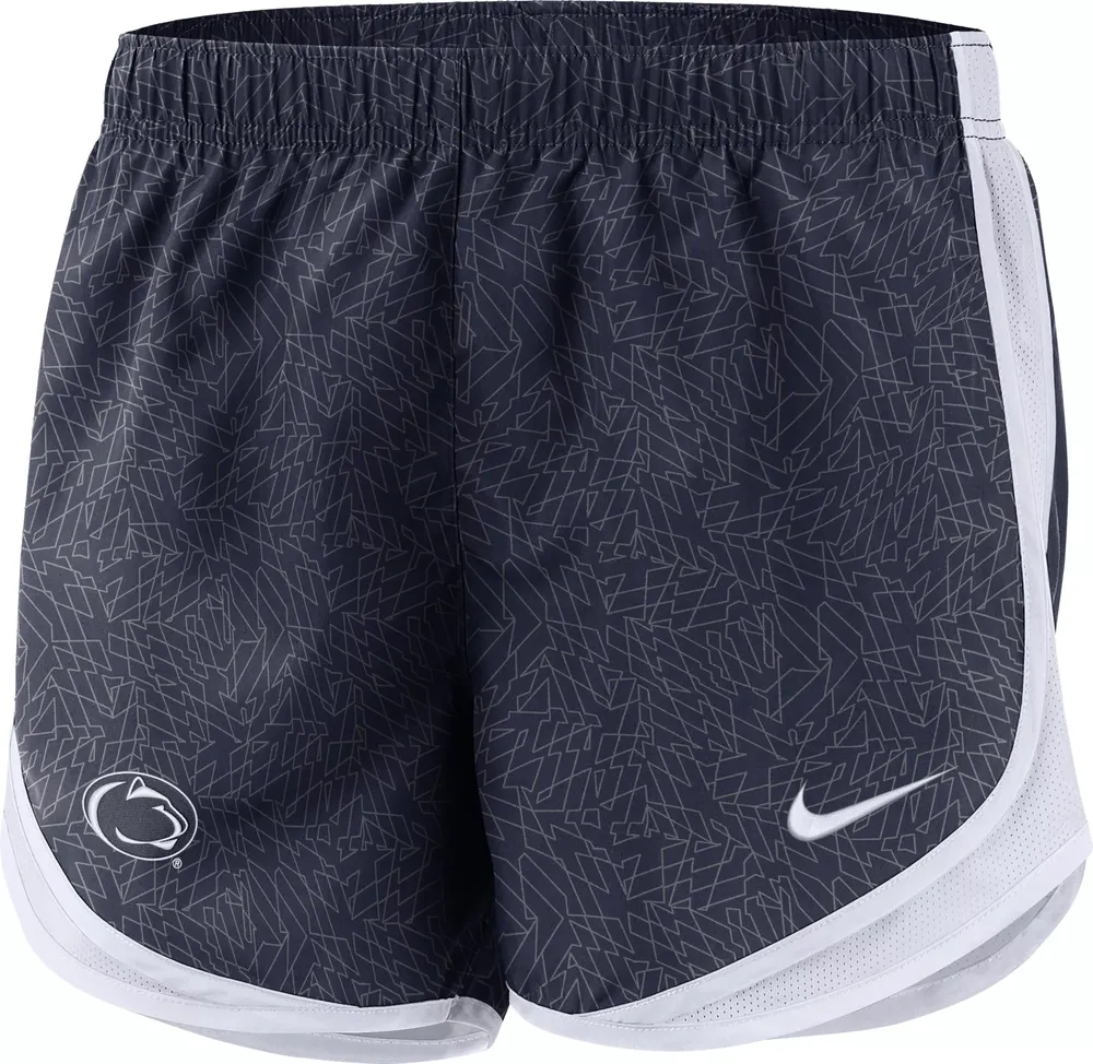 Nike Women's Penn State Nittany Lions Blue Dri-FIT Tempo Shorts