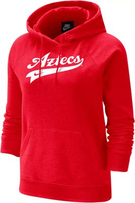 Nike Women's San Diego State Aztecs Scarlet Varsity Pullover Hoodie