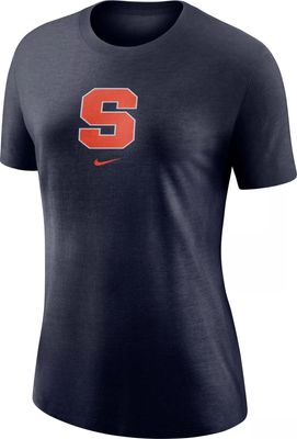 Nike Women's Syracuse Orange Blue Logo Crew T-Shirt