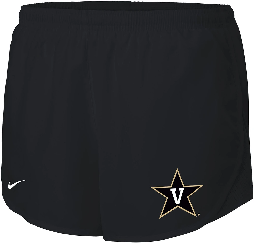 Nike Women's Vanderbilt Commodores Dri-FIT Tempo Black Shorts