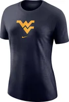 Nike Women's West Virginia Mountaineers Blue Logo Crew T-Shirt