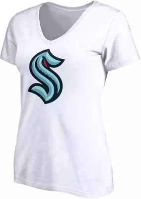 NHL Women's Seattle Kraken Team Poly V-Neck T-Shirt