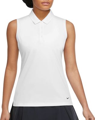 Nike Women's Dri-Fit Victory Sleeveless Golf Polo
