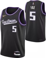 Unisex Nike De'Aaron Fox White Sacramento Kings Swingman Jersey