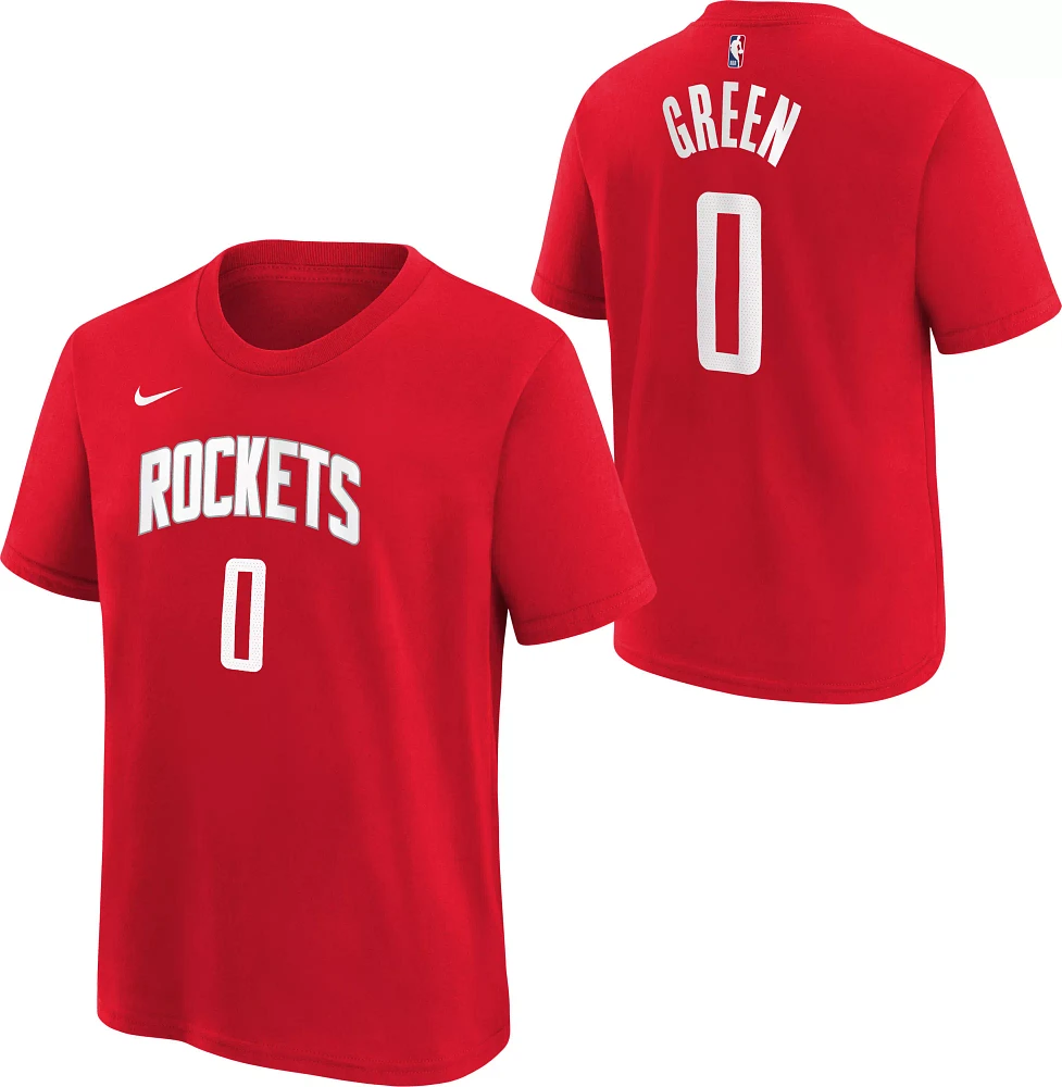 Nike Youth Houston Rockets Jalen Green #0 Red T-Shirt