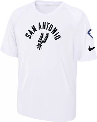 Men's San Antonio Spurs Nike Black 2021/22 City Edition Essential Logo  T-Shirt