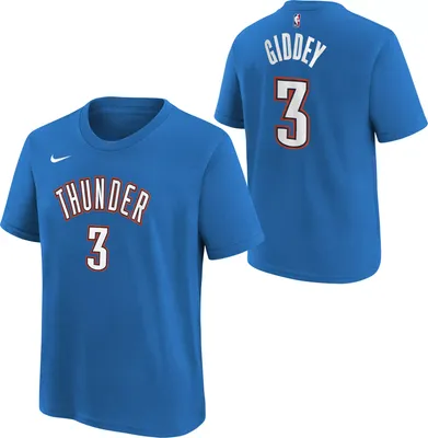 Nike Youth Oklahoma City Thunder Josh Giddey #3 Blue T-Shirt