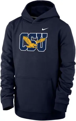 Nike Youth Coppin State Eagles Blue Club Fleece Pullover Hoodie