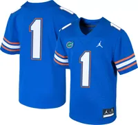 Jordan Youth Florida Gators #1 Blue Untouchable Football Jersey