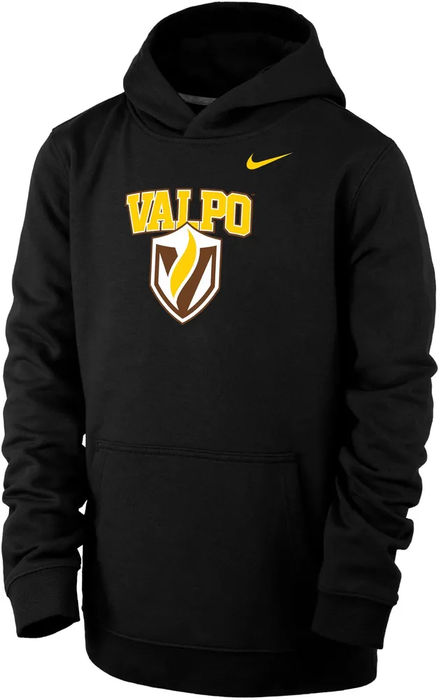 Nike Youth Valparaiso Beacons Club Fleece Pullover Black Hoodie