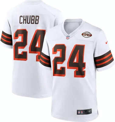 Nike Youth Cleveland Browns Nick Chubb #24 Alternate White Game Jersey