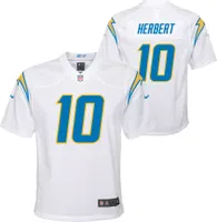 Nike Youth Los Angeles Chargers Justin Herbert #10 White Game Jersey