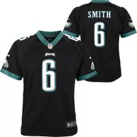 DeVonta Smith Philadelphia Eagles Youth Green Name & Number Logo T-Shirt 