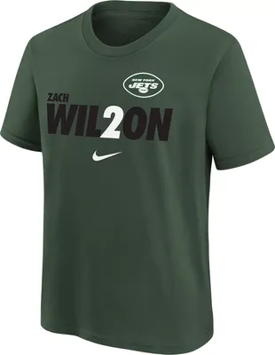 Nike Youth New York Jets Local Zach Wilson Green T-Shirt