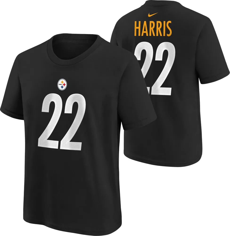 Nike Youth Pittsburgh Steelers Najee Harris #22 Black T-Shirt