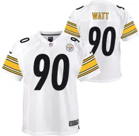 Nike Youth Pittsburgh Steelers T.J. Watt #90 White Game Jersey