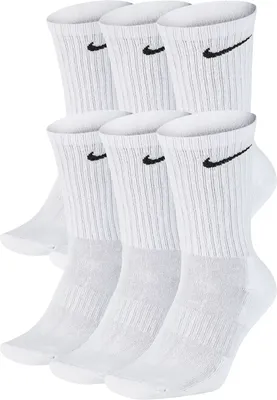 Nike Kids' Everyday Cushioned Crew Socks - 6 Pack