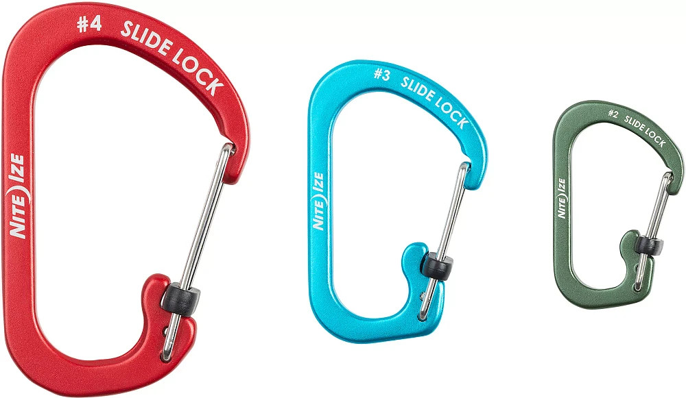 Nite Ize SlideLock Carabiner - 3 Pack