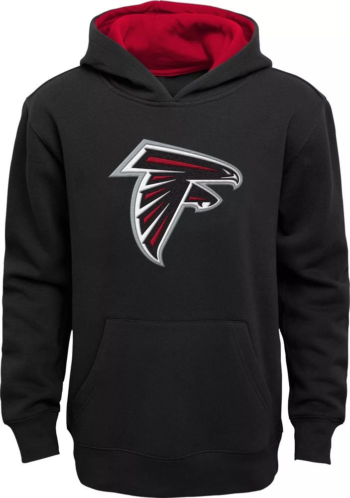 NFL Atlanta Falcons Girls' Fleece Hooded Sweatshirt - XS