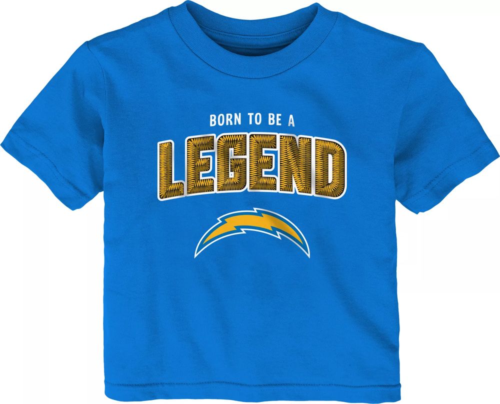 Dick's Sporting Goods NFL Team Apparel Infant's Los Angeles Chargers Blue  Born 2 Be T-Shirt