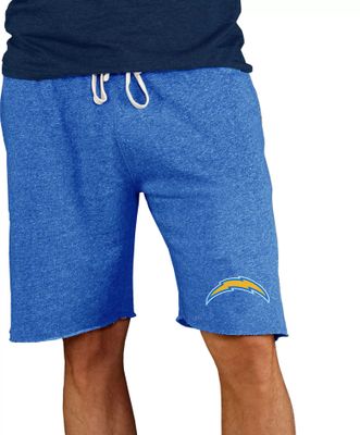NFL Team Apparel Men's Los Angeles Chargers Royal Mainstream Terry Shorts