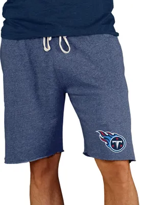 NFL Team Apparel Men's Tennessee Titans Navy Mainstream Terry Shorts