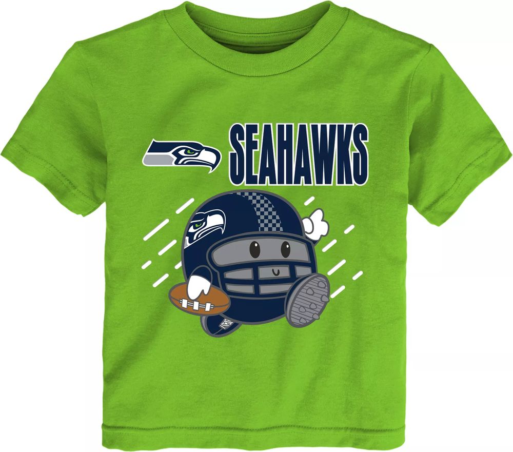 Dick's Sporting Goods NFL Team Apparel Little Kid's Seattle Seahawks Action  Green Poki T-Shirt