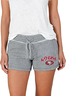 Concepts Sport Women's San Francisco 49ers Mainstream Grey Shorts
