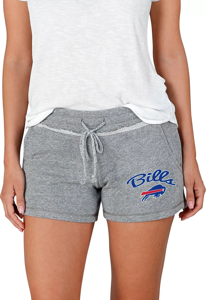 Concepts Sport Women's Buffalo Bills Mainstream Grey Shorts