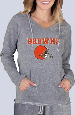 Concepts Sport Women's Cleveland Browns Mainstream Grey Hoodie