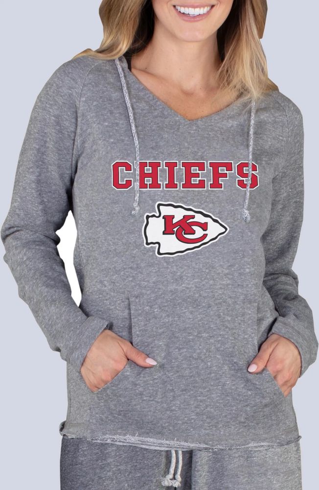 Dick's Sporting Goods Concepts Sport Women's Kansas City Chiefs Mainstream  Grey Hoodie