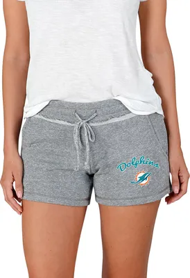 Concepts Sport Women's Miami Dolphins Mainstream Grey Shorts