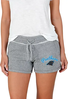 Concepts Sport Women's Carolina Panthers Mainstream Grey Shorts