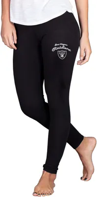 NFL Team Apparel Women's Las Vegas Raiders Black Fraction Leggings