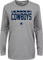 Dick's Sporting Goods NFL Team Apparel Youth Dallas Cowboys Grey Training  Camp Long Sleeve Shirt